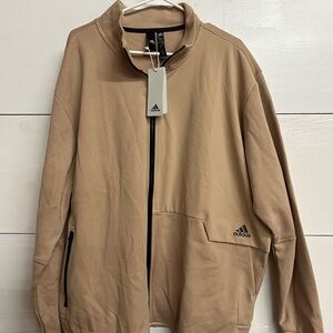 NWT Men’s Adidas Track Zip Top Light Jacket 2XL